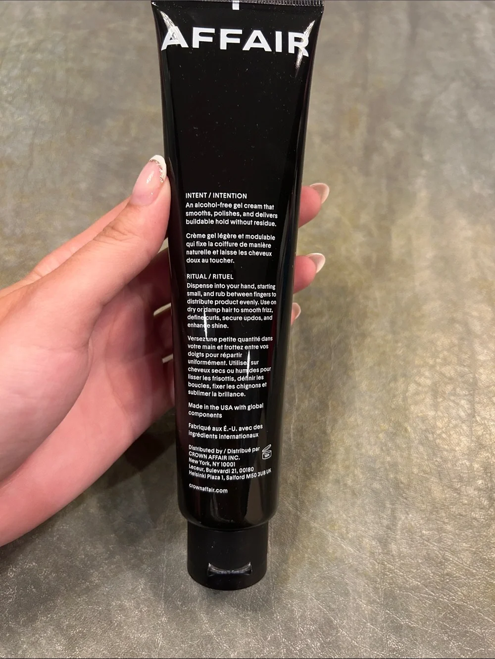 Crown Affair's The Flexible Hold Finishing Hair Gel